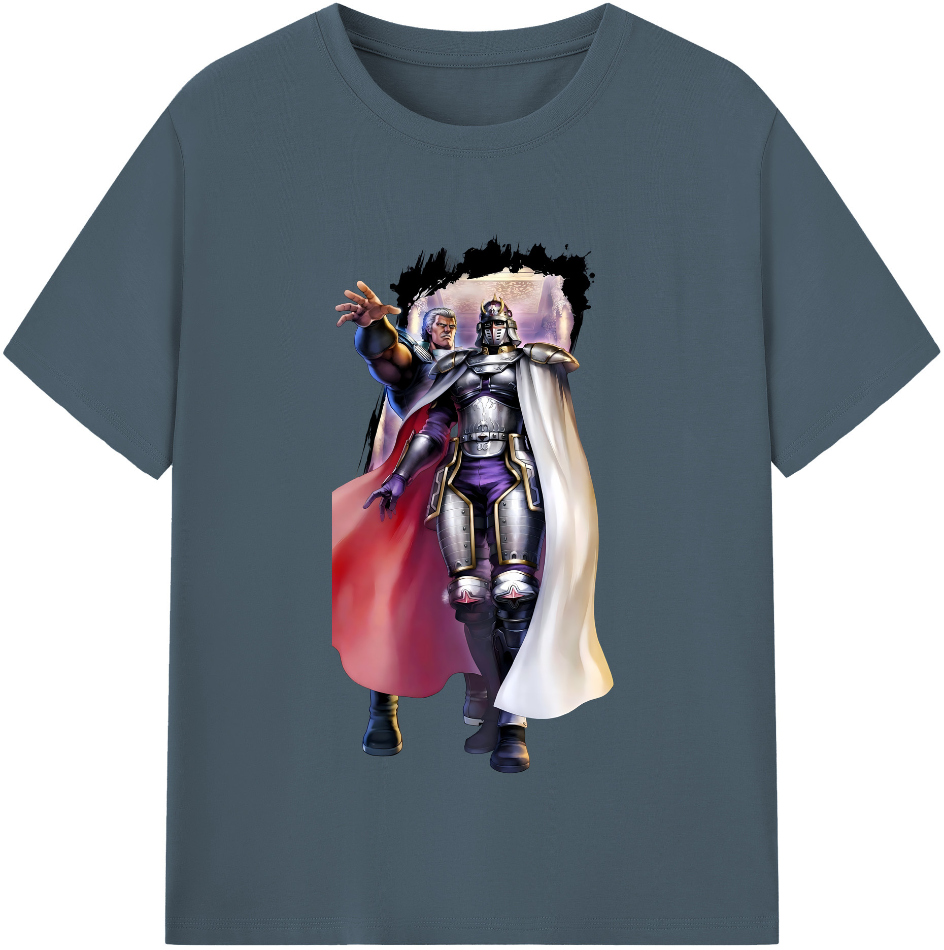 （画像用） 北斗の拳 Fist of the North Star 綿100％半袖Tシャツ（フロントプリント）